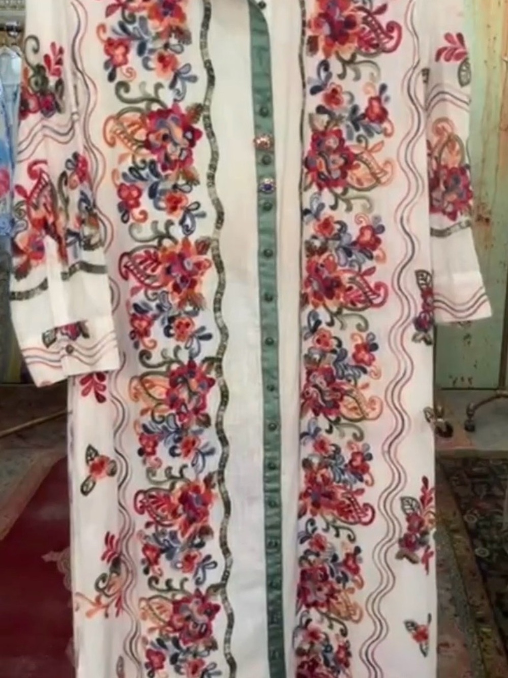 Aratta Beauty Mark Maxi Duster/Dress.
NWT.: Large: Retail: $229.
Asking: $176. - Picture 2 of 3